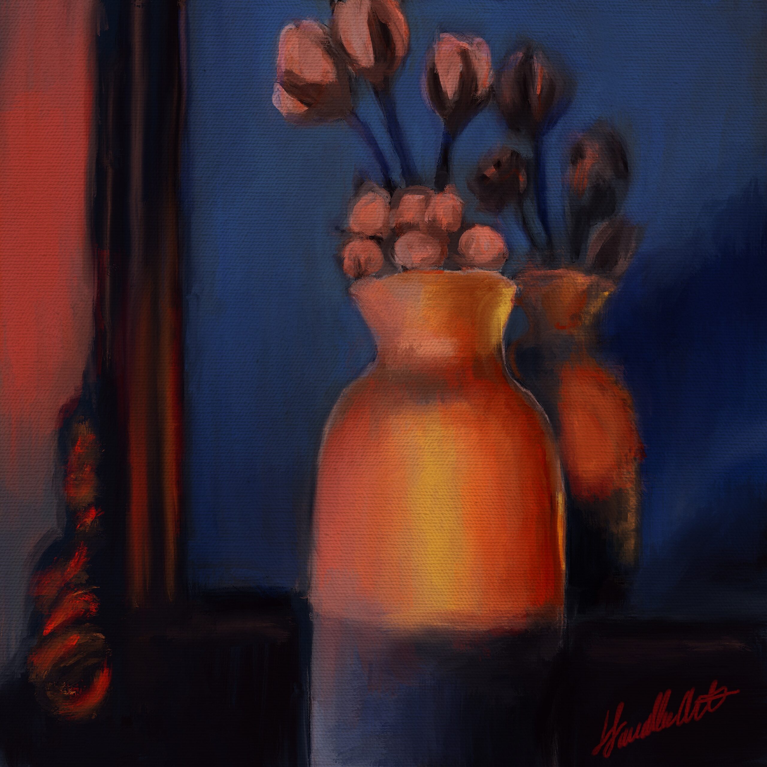 still life digital painting